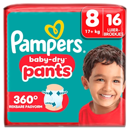 Pampers Baby-Dry Pants maat 8 - 16 luiers Pampers Baby-Dry Pants maat 8 - 16 luiers