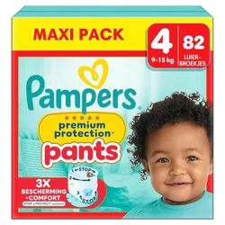 Pampers Premium Protection Pants Maat 4 - 82 Luierbroekjes Pampers Premium Protection Pants Maat 4 - 82 Luierbroekjes