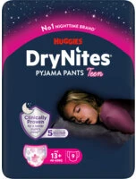 Huggies DryNites Girl maat 13+ - 9 luiers Huggies DryNites Girl maat 13+ - 9 luiers
