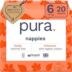 Pura Eco Baby luiers - maat 6 - 20 luiers