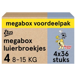 Etos Woezel & Pip Luierbroekjes Maxi Maat 4 - 144 broekjes