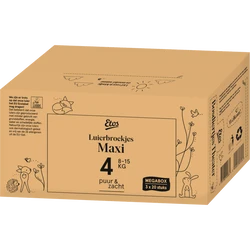 Etos Puur & Zacht Luierbroekjes Maat 4 Maxi 8-15 kg 60 stuks Etos Puur & Zacht Luierbroekjes Maat 4 Maxi 8-15 kg 60 stuks