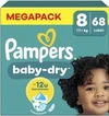 Pampers - Baby Dry - Maat 8 - Mega Pack - 68 Stuks