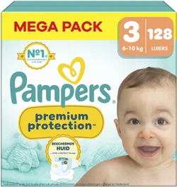 Pampers - Premium Protection - Maat 3 - Mega Pack - 128 Stuks