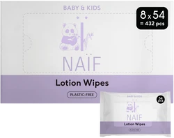 Naïf Lotion Billendoekjes 8-pak (8x54) Naïf Lotion Billendoekjes 8-pak (8x54)