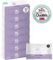 Naïf Lotion Billendoekjes 56-pak (56x54) Naïf Lotion Billendoekjes 56-pak (56x54)