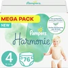 Pampers - Harmonie - Maat 4 - Mega Pack - 76 stuks
