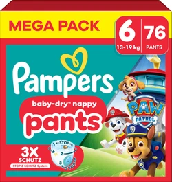 Pampers - Baby-Dry Pants Maat 6 (14kg-19kg) - 76 Luiers Pampers - Baby-Dry Pants Maat 6 (14kg-19kg) - 76 Luiers