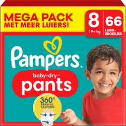 Pampers - Baby Dry Pants - Maat 8 - Mega Pack - 66 stuks
