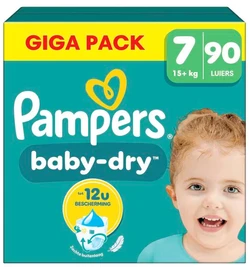 Pampers Baby-Dry Maat 7 - 90 Luiers