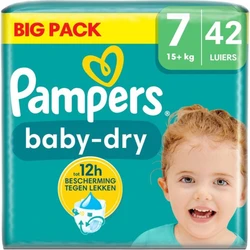 Pampers Baby Dry Luiers Maat 7 (15+kg) 42 stuks Pampers Baby Dry Luiers Maat 7 (15+kg) 42 stuks