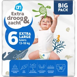 AH Extra droog&zacht luiers maat 6 - 32 luiers