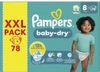 Pampers Baby-dry luiers XXL-pack maat 8