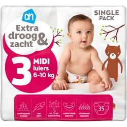 Albert Heijn Extra droog  & zacht luiers maat 3 - 35 luiers