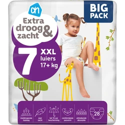 Albert Heijn Extra droog  & zacht luiers maat 7 - 28 luiers