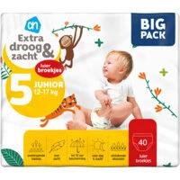 Albert Heijn Extra droog  & zacht luierbroekjes maat 5- 40 luiers