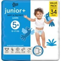 Etos Luiers Soft & Protect maat 5+ - 34 luiers