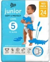 Etos Luiers Soft & Protect maat 5 - 24 luiers