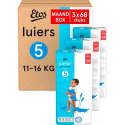 Etos Luiers Soft & Protect maat 5 - 204 luiers