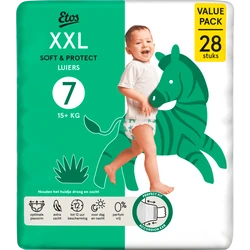 Etos Luiers XXL Maat 7 15+ kg Value Pack 28 stuks