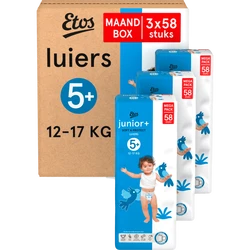Etos Luiers Soft & Protect maat 5+ - 174 stuks