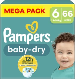 Pampers - Baby Dry - Maat 6 - Mega Pack - 66 Stuks