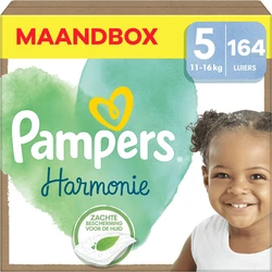 Pampers - Harmonie - Maat 5 - Maandbox - 164 stuks Pampers - Harmonie - Maat 5 - Maandbox - 164 stuks