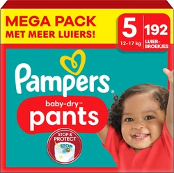 Pampers - Baby Dry Pants - Maat 5 - Maandbox - 192 stuks Pampers - Baby Dry Pants - Maat 5 - Maandbox - 192 stuks