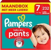 Pampers - Baby Dry Pants - Maat 7 - Maandbox - 232 stuks