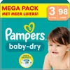 Pampers - Baby Dry - Maat 3 - Mega Pack - 98 stuks