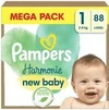 Pampers Harmonie Luiers Maat 1 (2-5kg) - 88 stuks