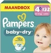 Pampers Baby-Dry luiers - Maat 4+ (10-15kg) - 132 stuks