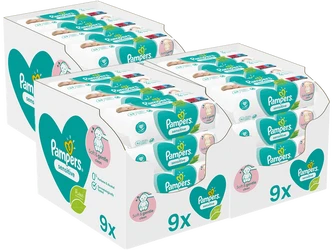 Pampers Sensitive Billendoekjes 27 pak Pampers Sensitive Billendoekjes 27 pak