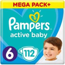 Pampers Active Baby Luiers Maat 6 (13-18 kg) 112 stuks Pampers Active Baby Luiers Maat 6 (13-18 kg) 112 stuks