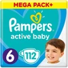 Pampers Active Baby Luiers Maat 6 (13-18 kg) 112 stuks