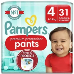 Pampers Premium Protection Pants maat 4 - 31 luiers Pampers Premium Protection Pants maat 4 - 31 luiers