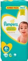 Pampers Premium Protection maat 4+ 50 Luiers