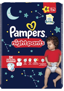 Pampers Baby-Dry Night Pants maat 6 - 18 luiers
