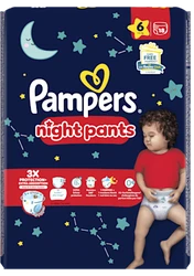 Pampers Baby-Dry Night Pants maat 6 - 18 luiers Pampers Baby-Dry Night Pants maat 6 - 18 luiers