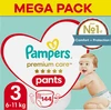 Pampers - Premium Care Pants - Maat 3 - Mega Pack - 144 luierbroekjes Pampers - Premium Care Pants - Maat 3 - Mega Pack - 144 luierbroekjes