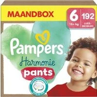 Pampers Harmonie Pants - Maat 6 (15+kg) - 192 luierbroekjes - Maandbox