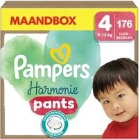 Pampers - Harmonie Pants - Maat 4 (9-15KG) - 176 Luierbroekjes