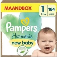 Pampers Harmonie Luiers Maat 1 - 184 Luiers