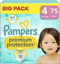 Pampers Premium Protection maat 4 - 75 luiers