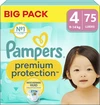 Pampers Premium Protection maat 4 - 75 luiers Pampers Premium Protection maat 4 - 75 luiers
