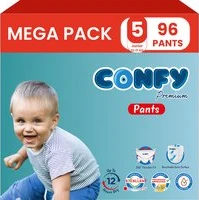 Confy Premium Pants Mega Pack met 96 luierbroekjes maat 5 voor 12-17 kg.