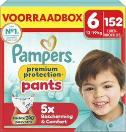Pampers Premium Protection Maat 6 luierbroekjes voorraadbox 152 stuks